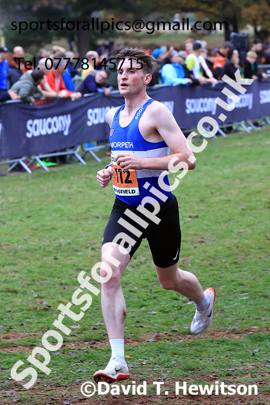 Senior Mens 2024 National Cross Country Relays, Berry Hill Park, Mansfield.   Photo: David T. Hewitson/Sports for All Pics